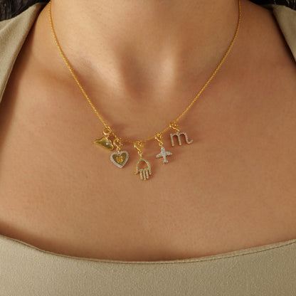 Cloud Diamond Charm Pendant