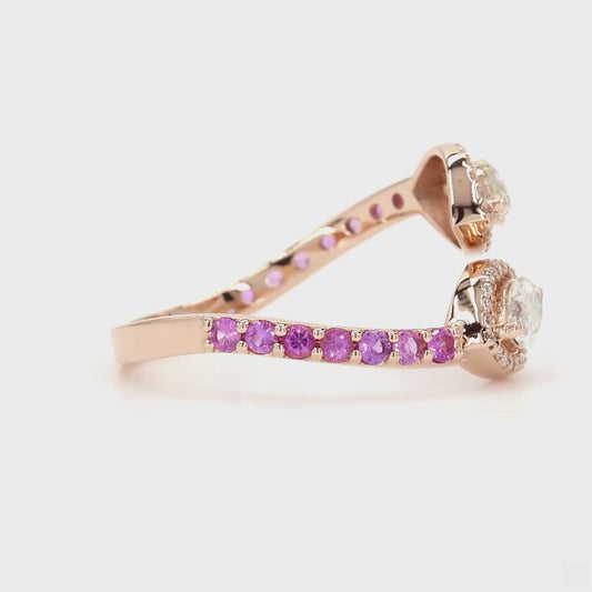 Toi Et Moi Marquise Diamond Ring