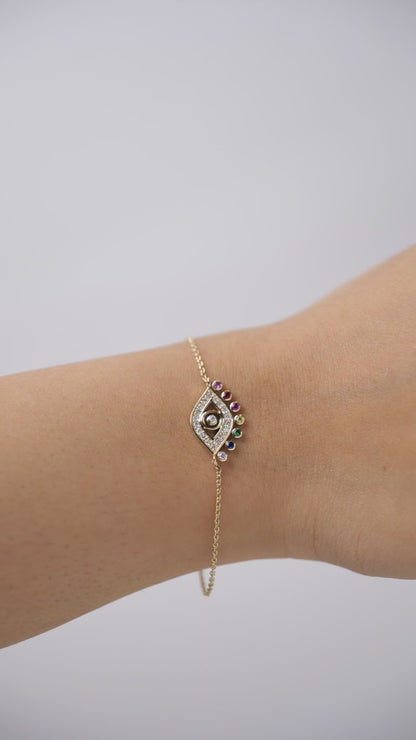 Evil Eye Diamond Bracelet
