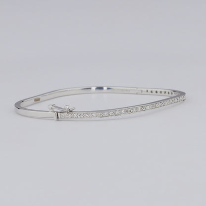 Slim Pavé Diamond Eternity Bracelet