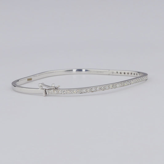 Slim Pavé Diamond Eternity Bracelet